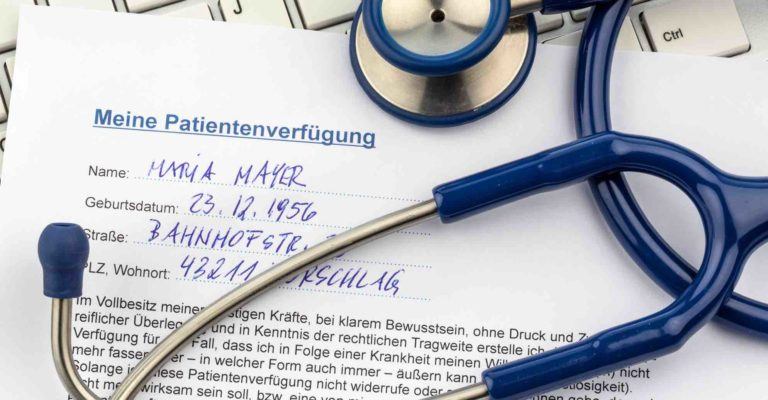 Patientenverfügung erstellen lassen