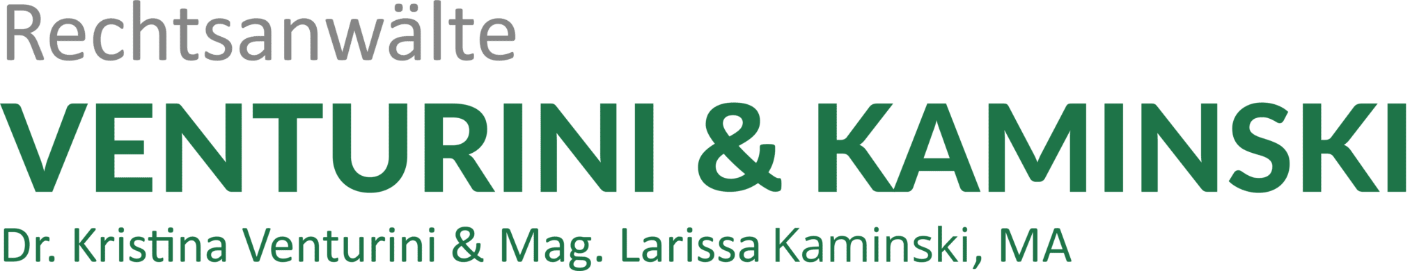 Dr. Venturini und Mag. Kaminski Logo