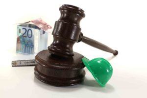 Arbeitsrecht Hammer, Helm und Geld