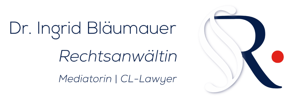 Dr. Ingrid Bläumauer 1030 Wien Logo Anwältin